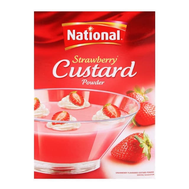 National custard Stawbery 120gm