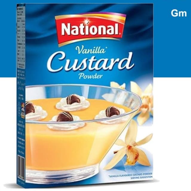 National custard vanilla 120gm